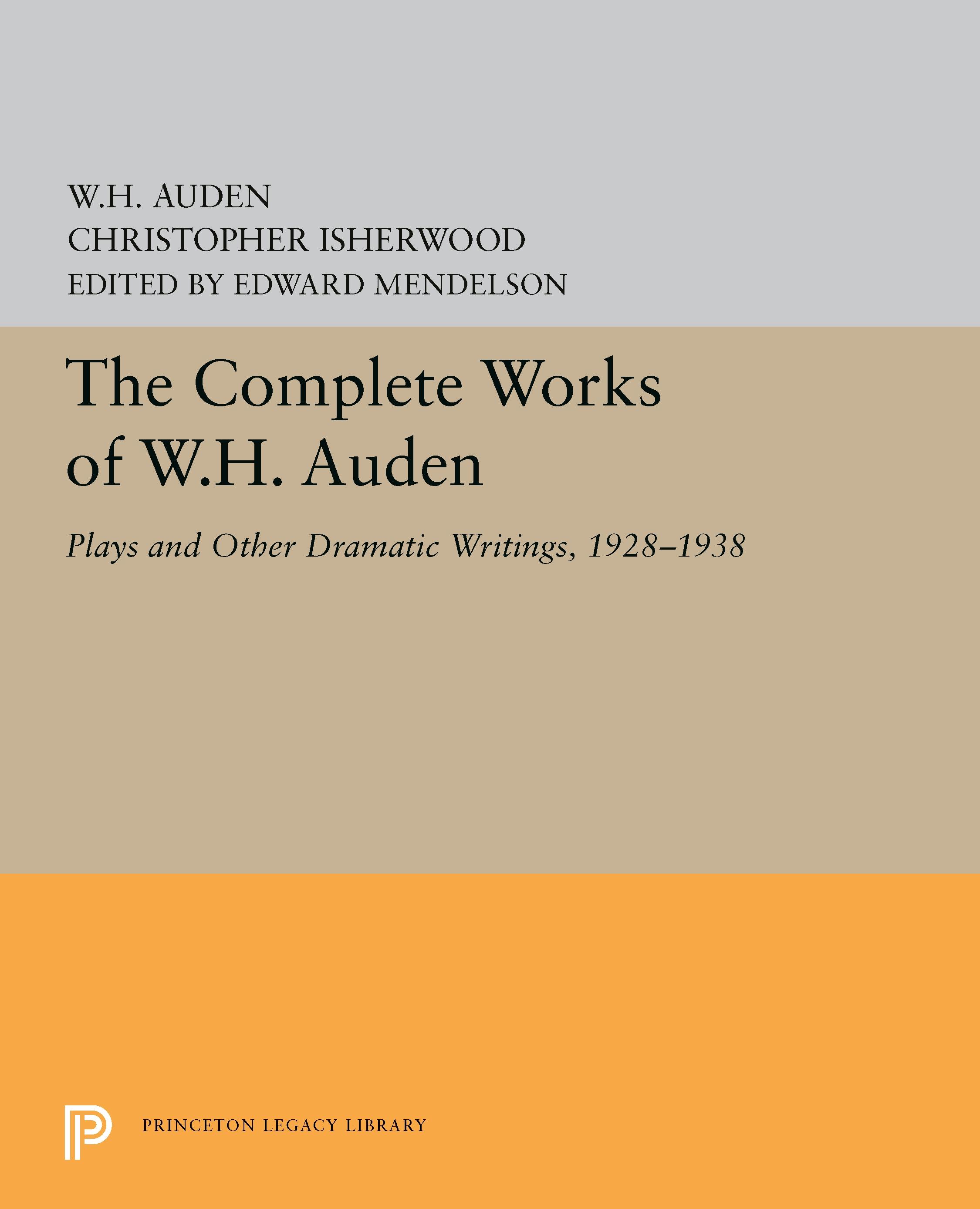 Vorderes Coverbild The Complete Works of W.H. Auden