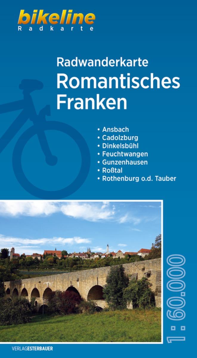 Vorderes Coverbild Radwanderkarte Romantisches Franken 1:60 000
