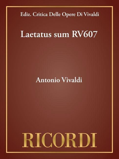 Vorderes Coverbild Laetatus Sum Rv607