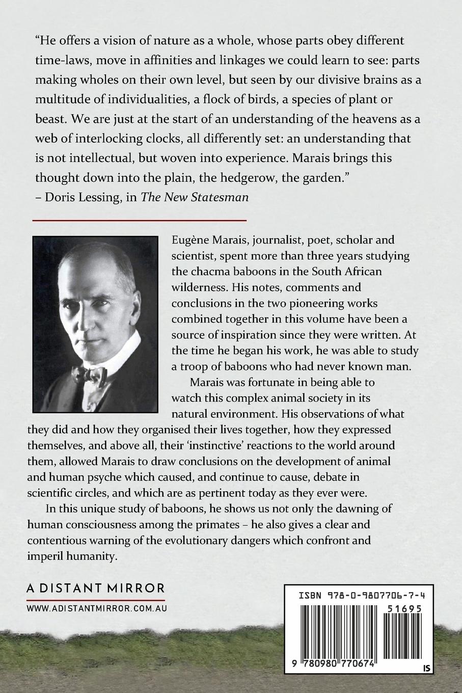 Rückseitencover The Soul of the Ape & My Friends the Baboons