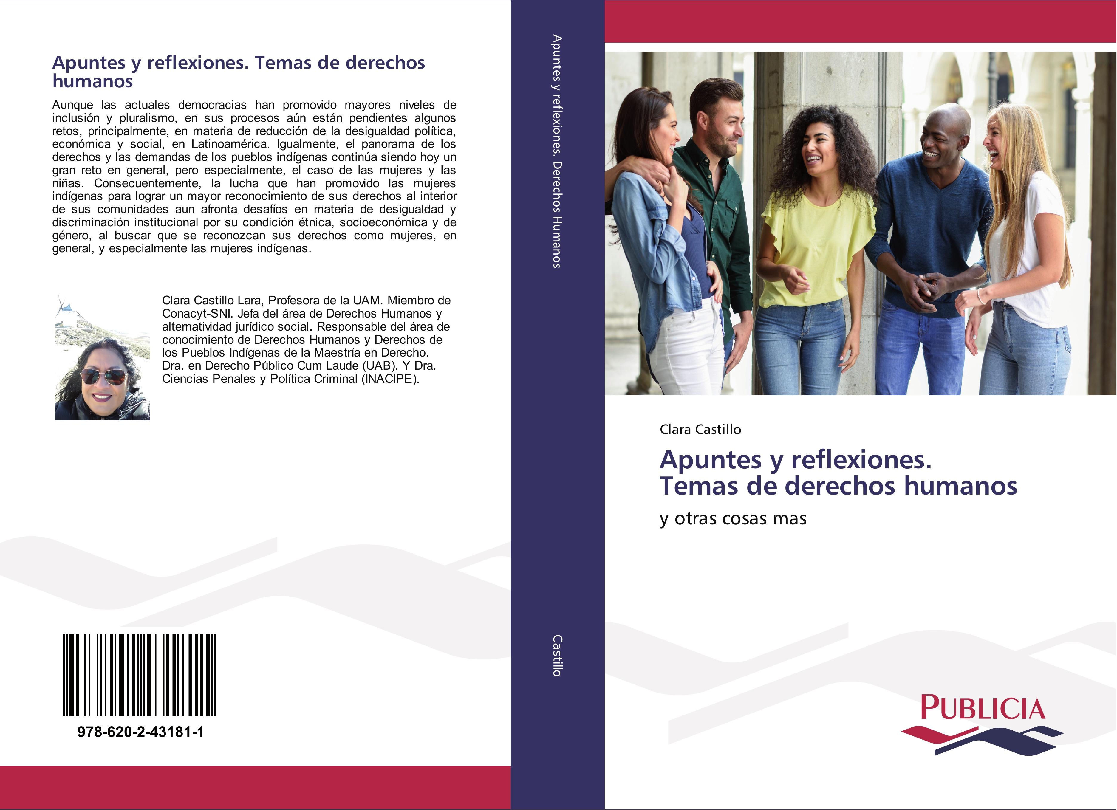 Vorderes Coverbild Apuntes y reflexiones. Temas de derechos humanos