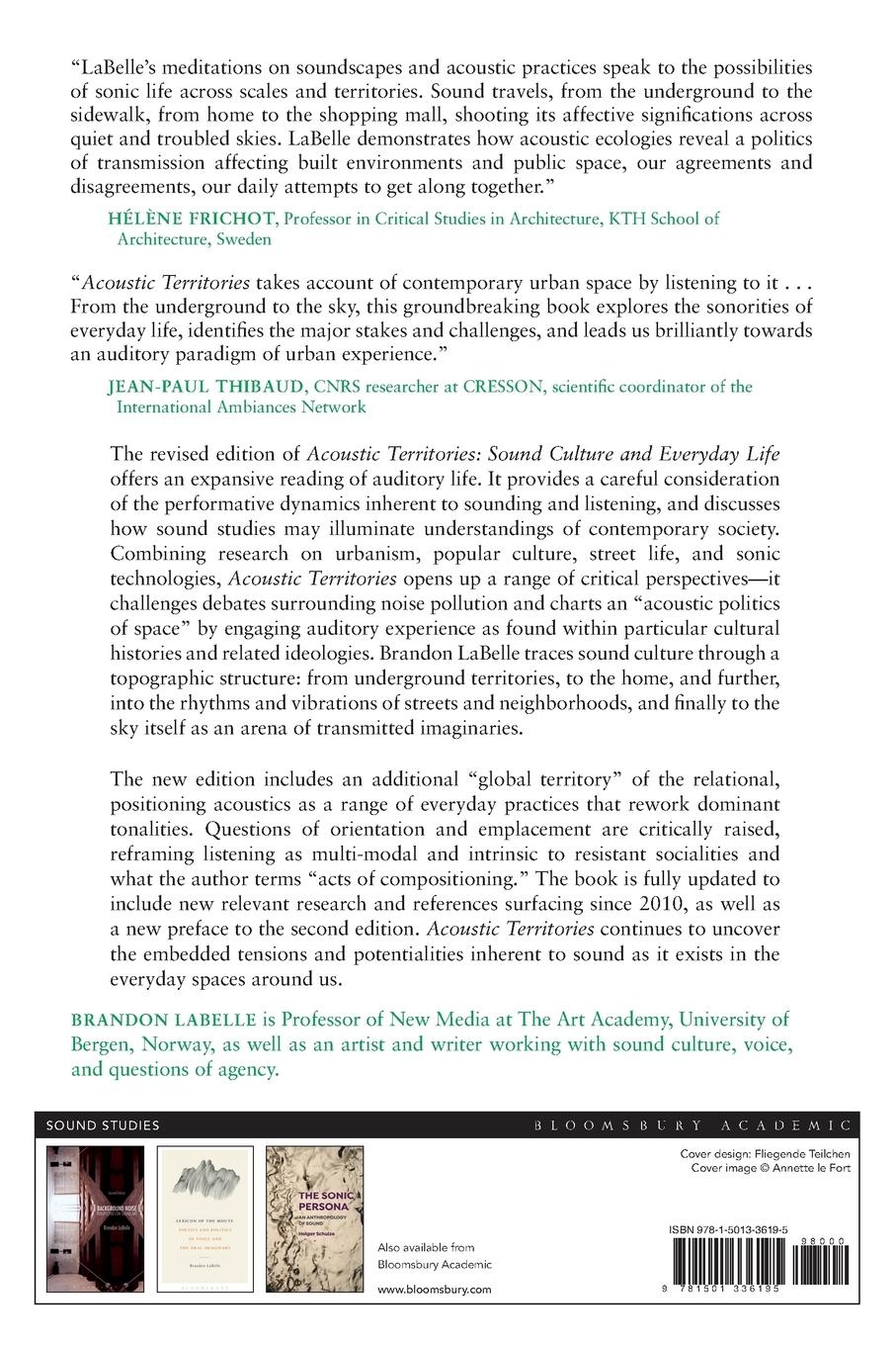 Rückseitencover Acoustic Territories, Second Edition