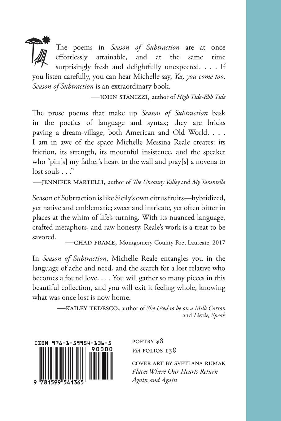 Rückseitencover Season of Subtraction