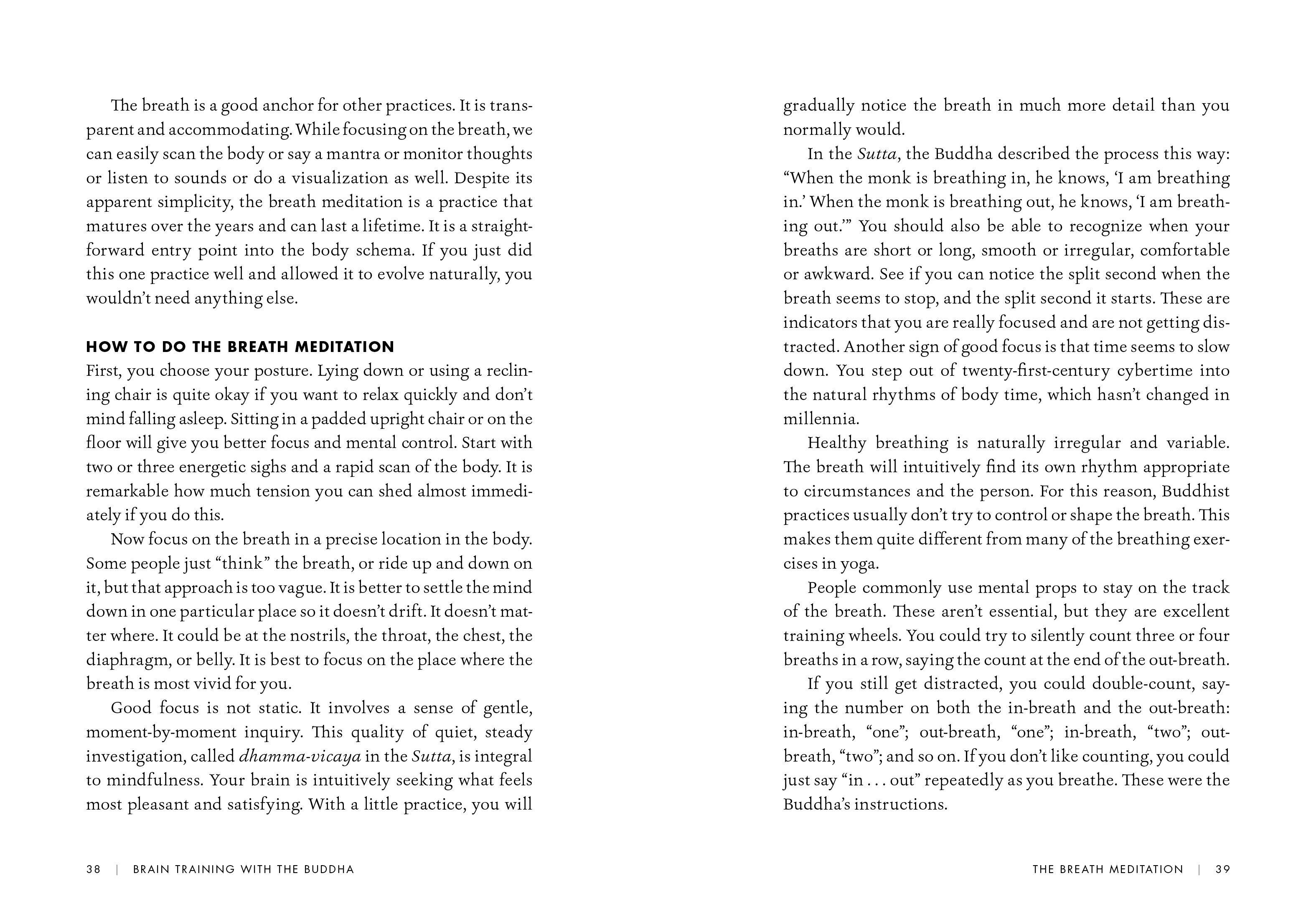 Beispielinhalt (Bild) Brain Training with the Buddha