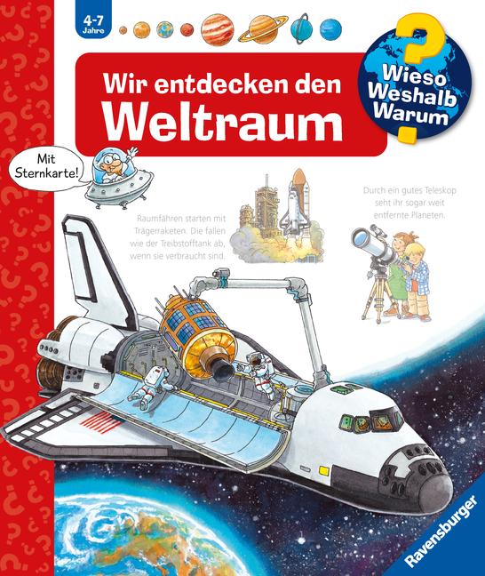 Vorderes Coverbild Wieso? Weshalb? Warum?, Band 32: Wir entdecken den Weltraum