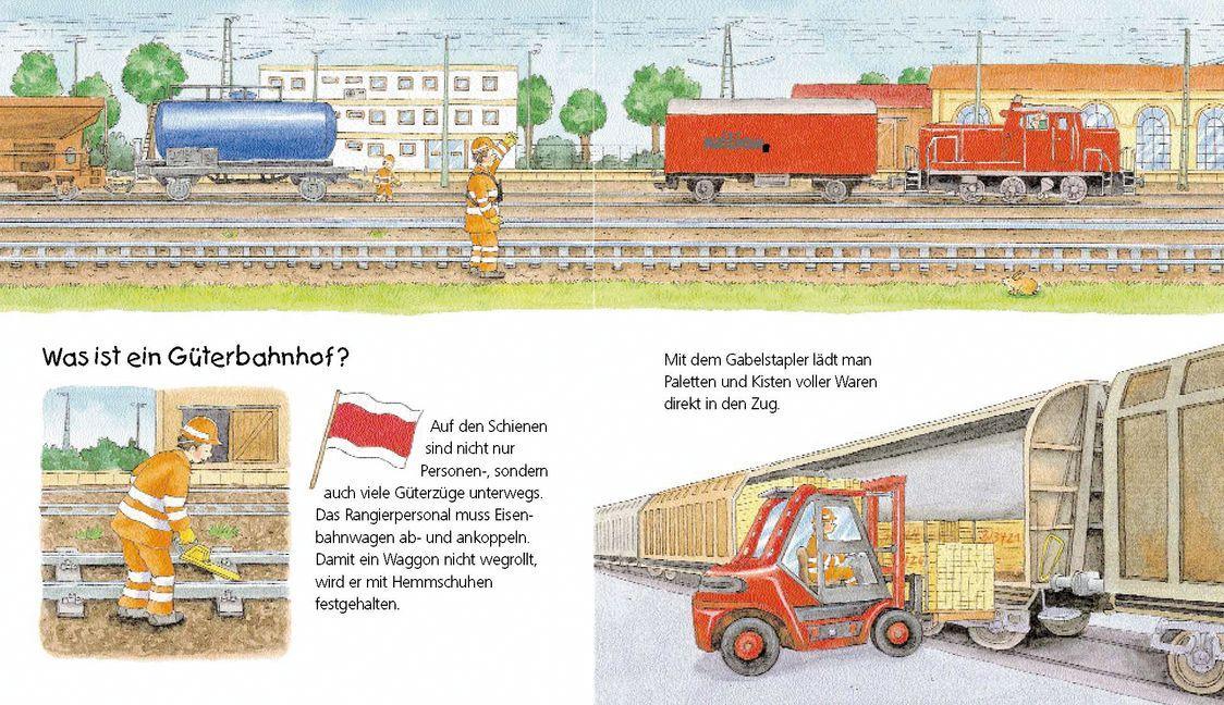 Beispielinhalt (Bild) Wieso? Weshalb? Warum? junior, Band 9: Die Eisenbahn