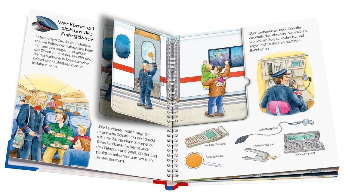 Beispielinhalt (Bild) Wieso? Weshalb? Warum? junior, Band 9: Die Eisenbahn