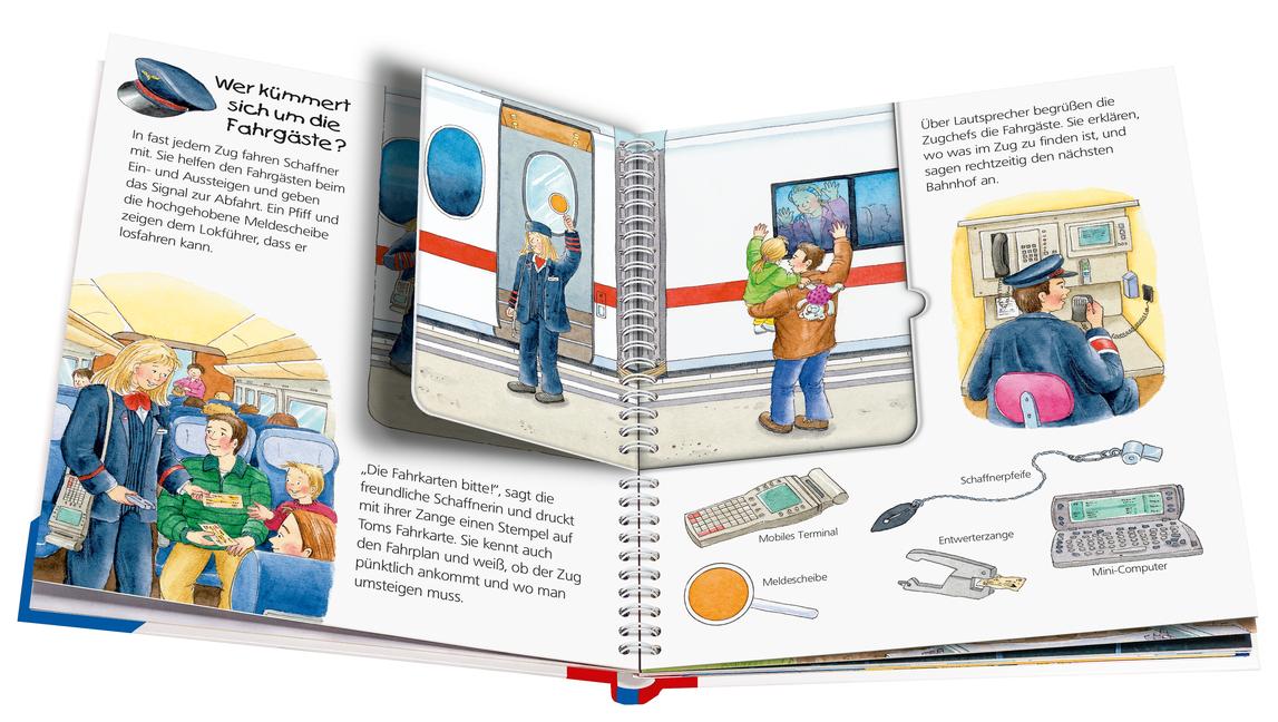 Beispielinhalt (Bild) Wieso? Weshalb? Warum? junior, Band 9: Die Eisenbahn