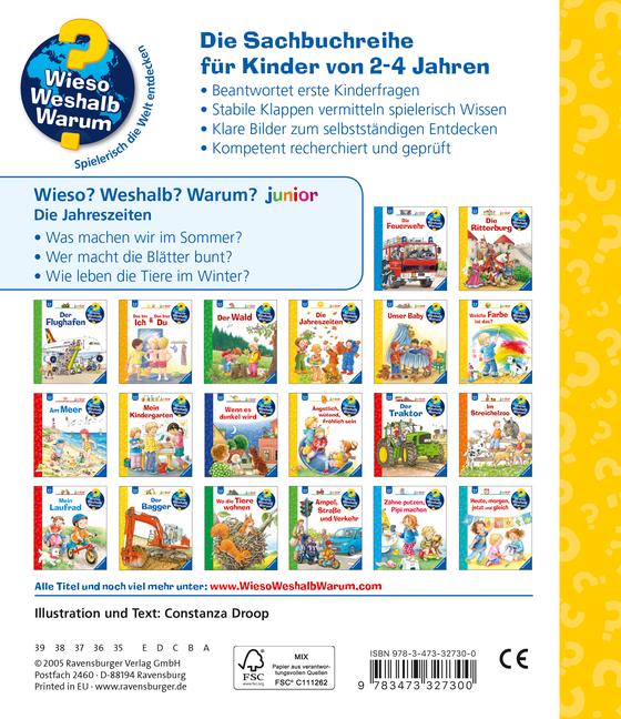 Beispielinhalt (Bild) Wieso? Weshalb? Warum? junior, Band 10: Die Jahreszeiten