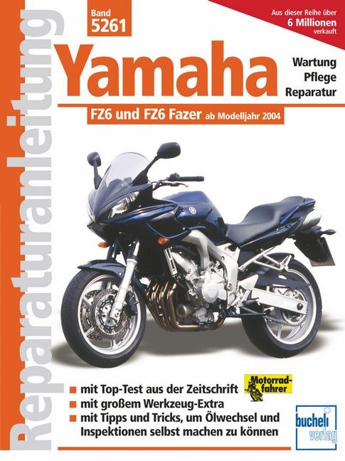 Vorderes Coverbild Yamaha FZ6 / FZ6 Fazer ab Modelljahr 2004