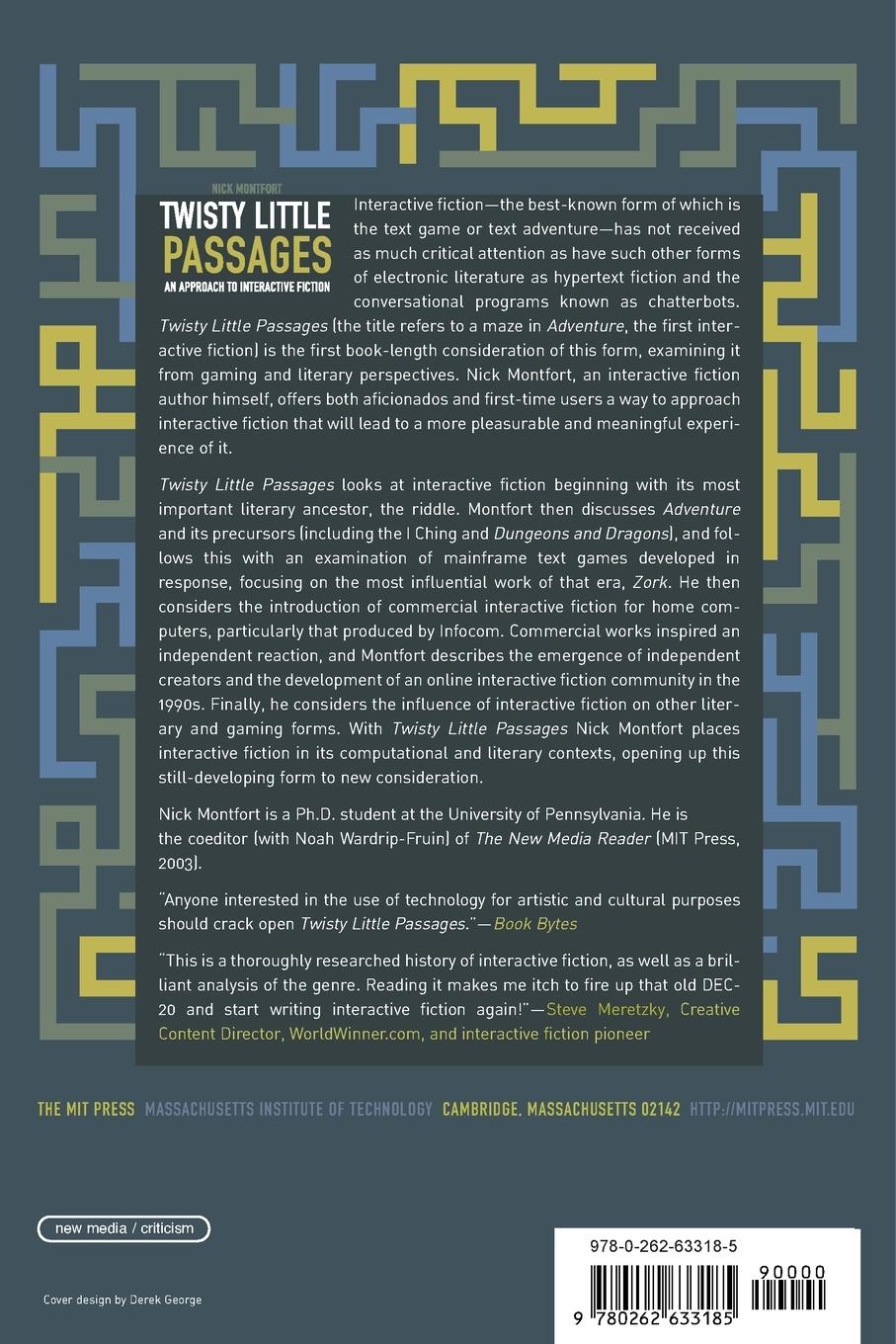 Rückseitencover Twisty Little Passages
