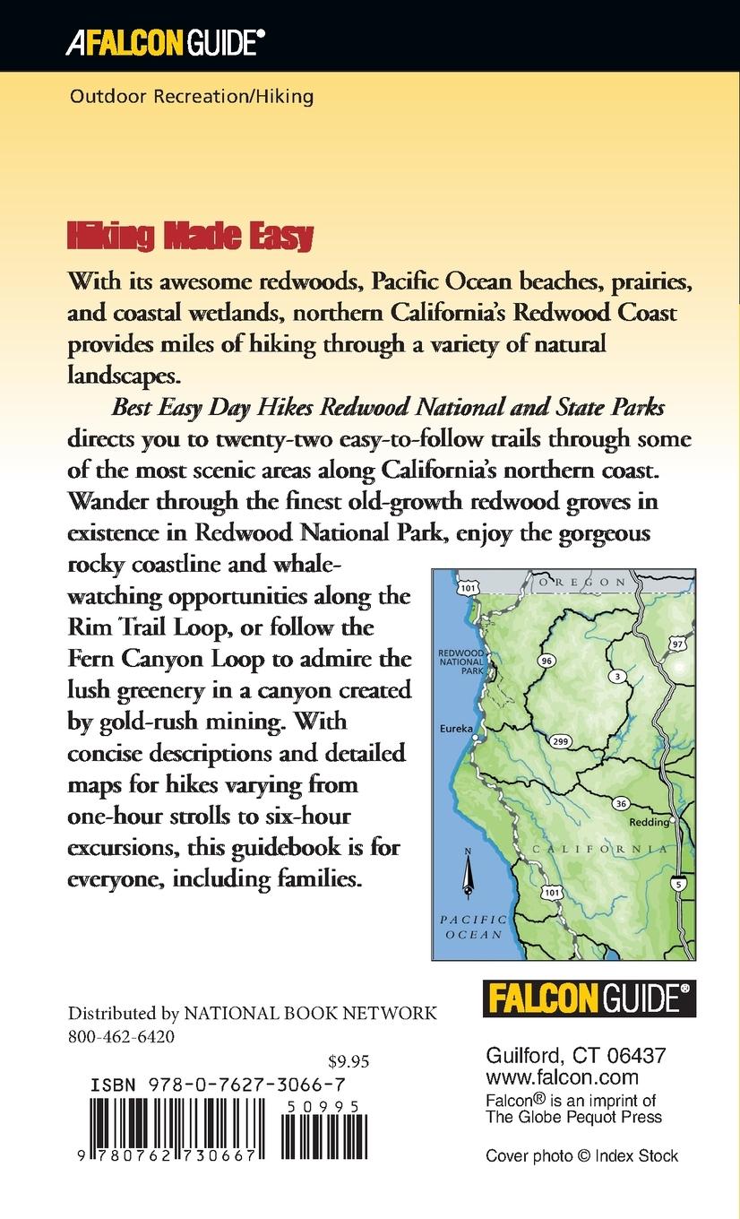 Rückseitencover Best Easy Day Hikes Redwood National and State Parks