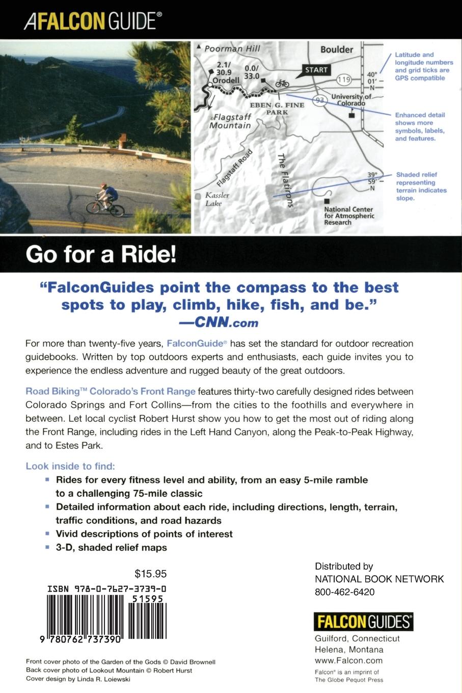 Rückseitencover Road Biking(TM) Colorado's Front Range