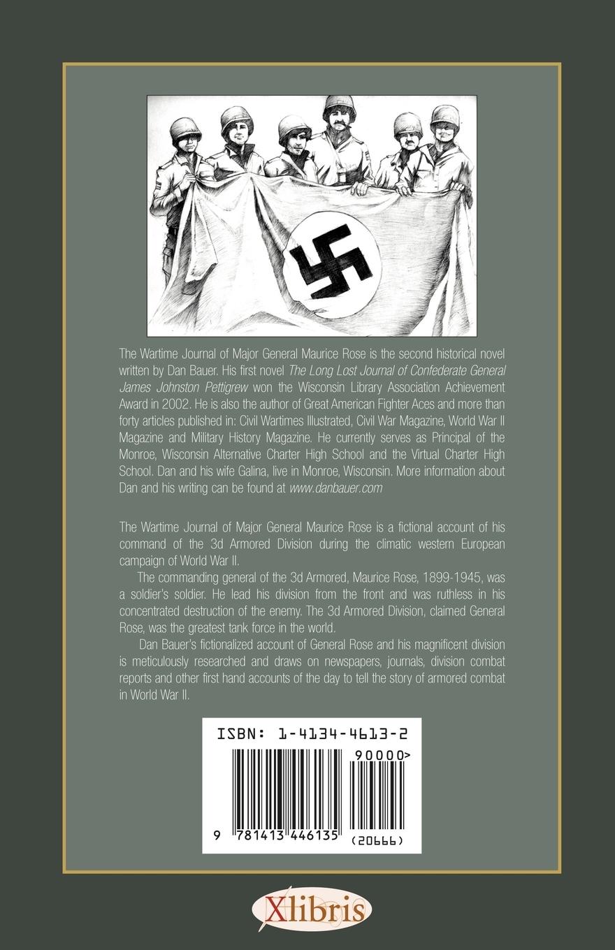 Rückseitencover The Wartime Journal of Major General Maurice Rose
