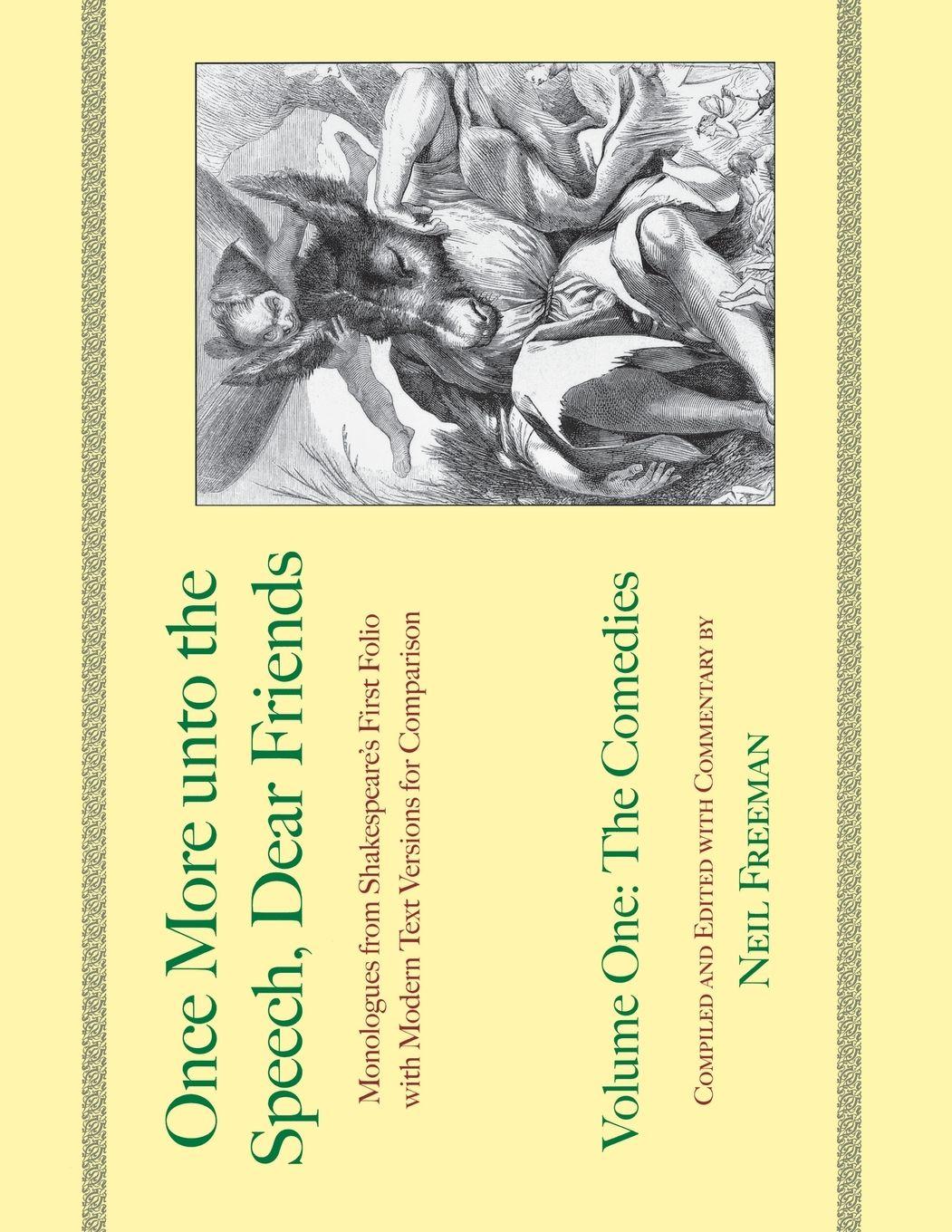 Vorderes Coverbild Once More unto the Speech, Dear Friends