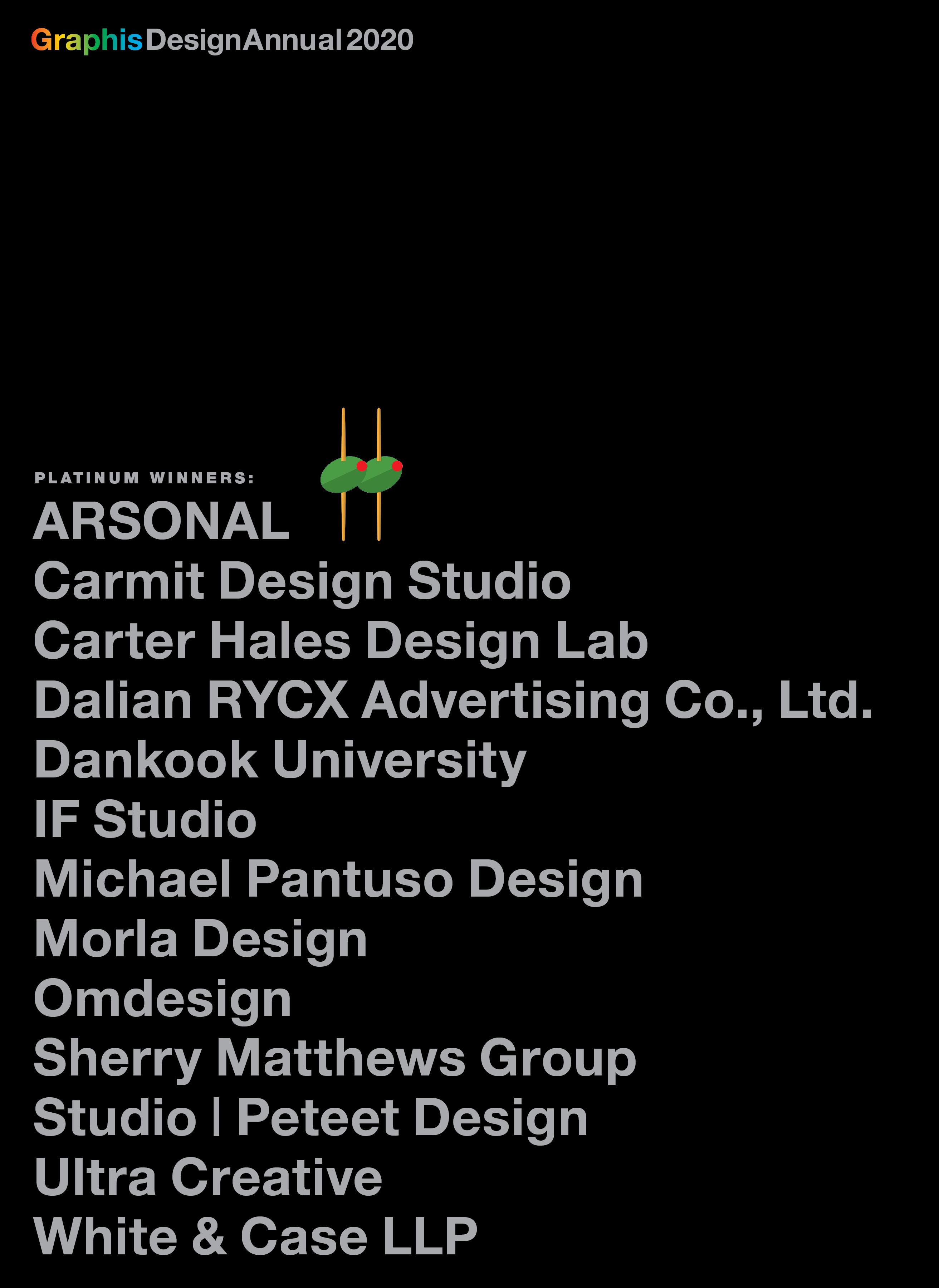 Vorderes Coverbild Graphis Design Annual 2020