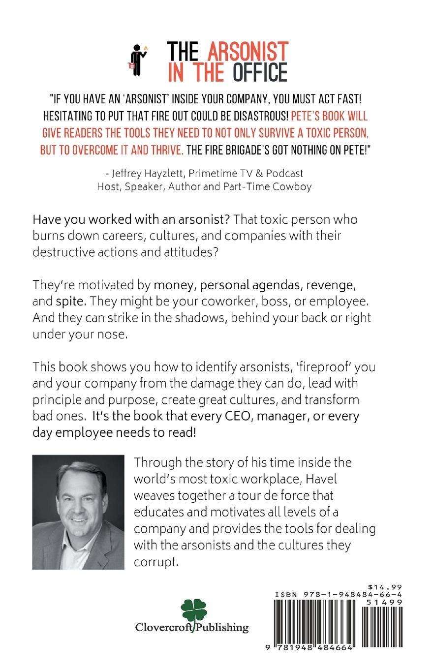 Rückseitencover The Arsonist in the Office