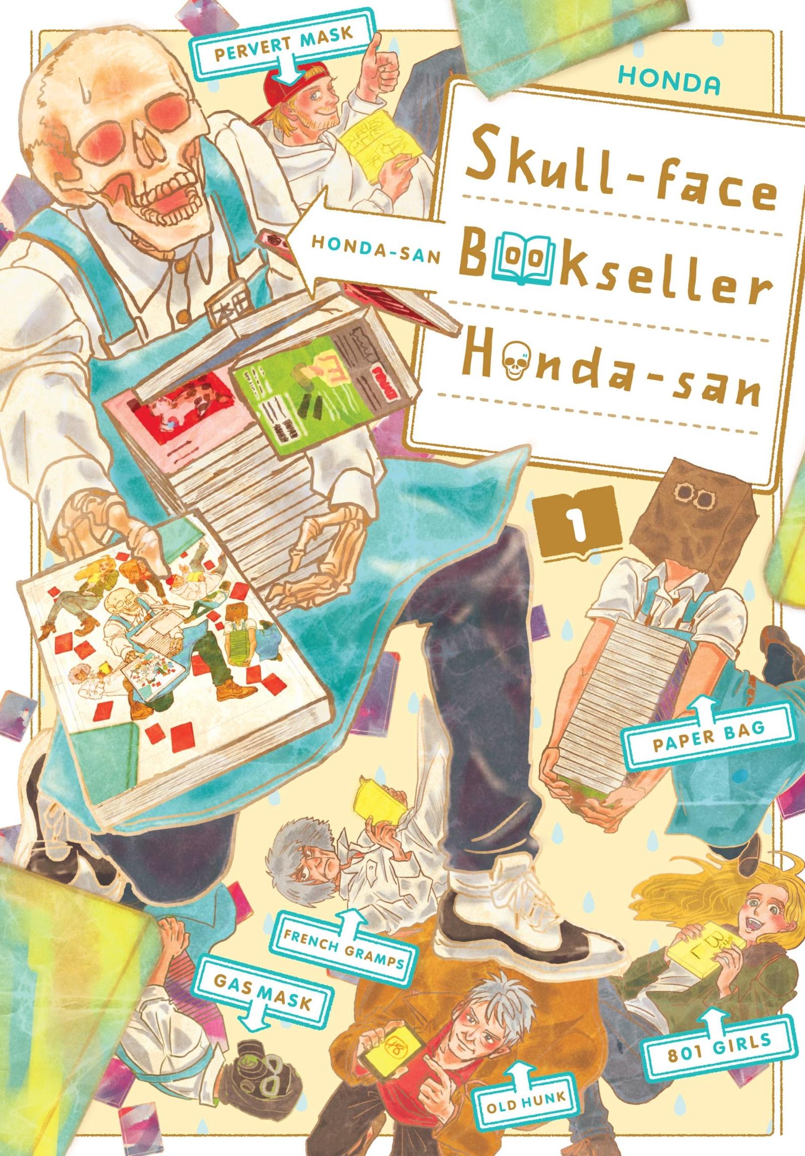 Vorderes Coverbild Skull-Face Bookseller Honda-San, Vol. 1