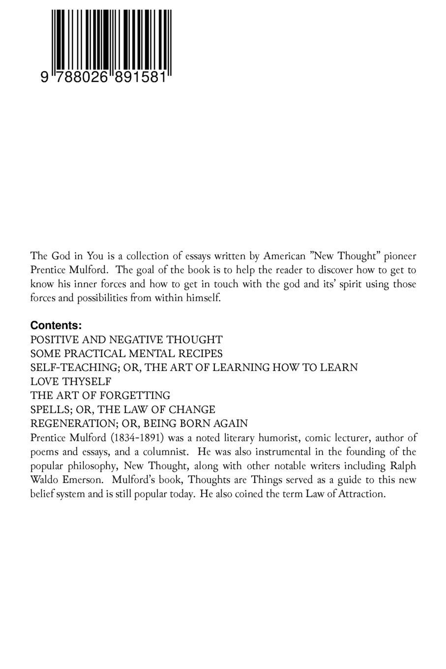 Rückseitencover The God in You (Unabridged)