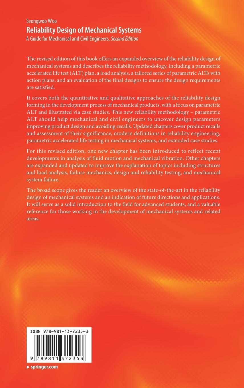 Rückseitencover Reliability Design of Mechanical Systems