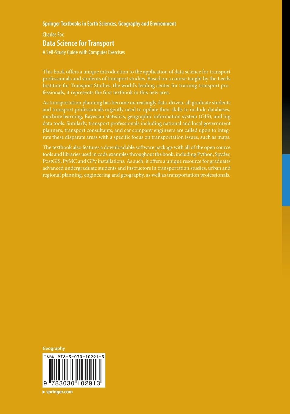 Rückseitencover Data Science for Transport