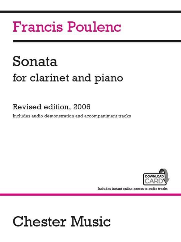 Vorderes Coverbild Sonata for Clarinet and Piano Book/Online Audio