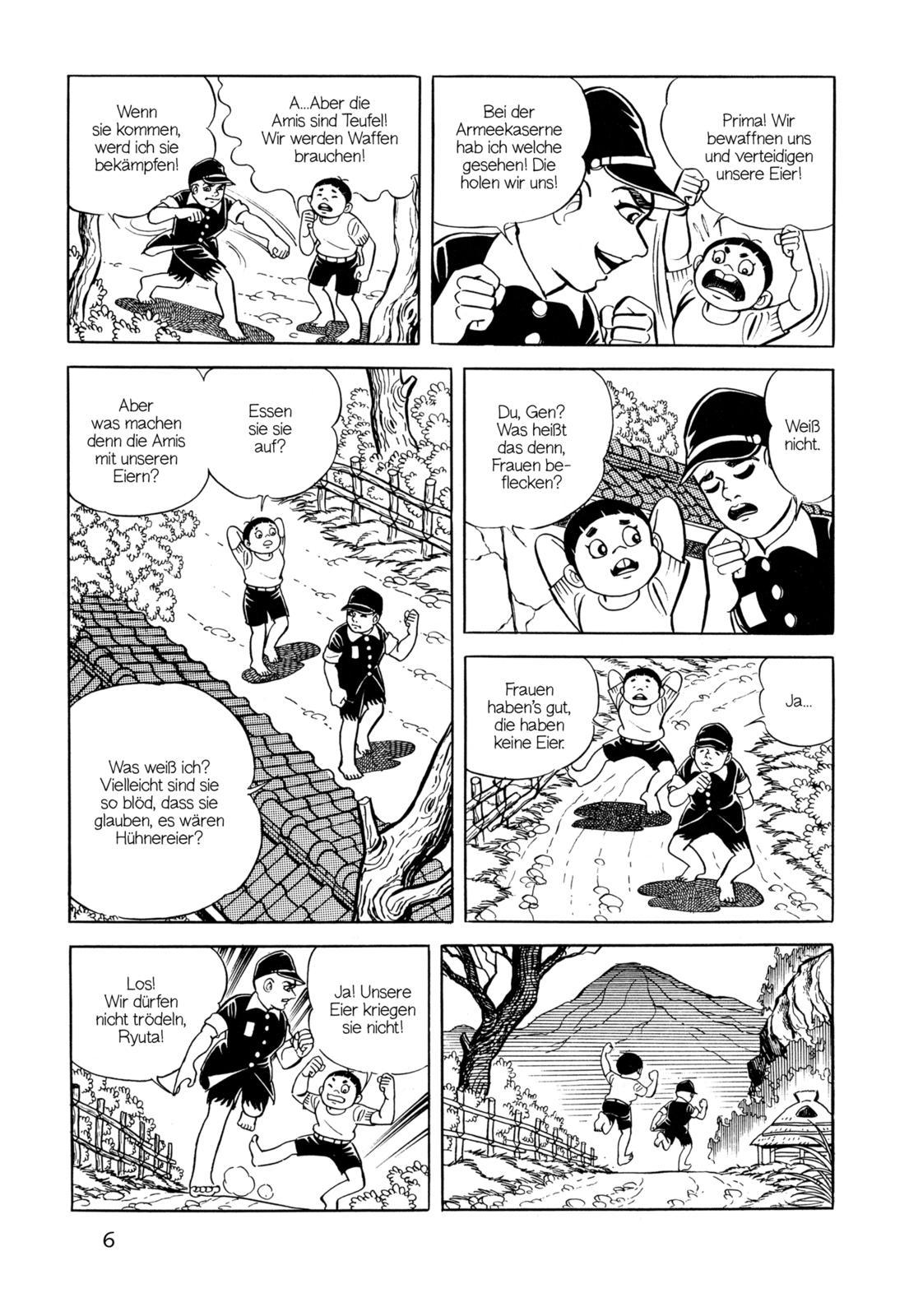 Beispielinhalt (Bild) Barfuß durch Hiroshima 04. Hoffnung