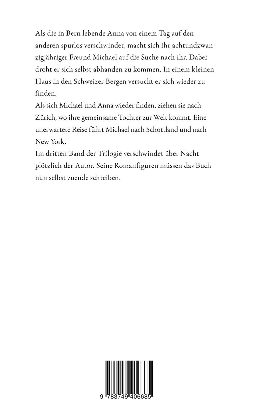 Rückseitencover Die Trilogie des Verschwindens