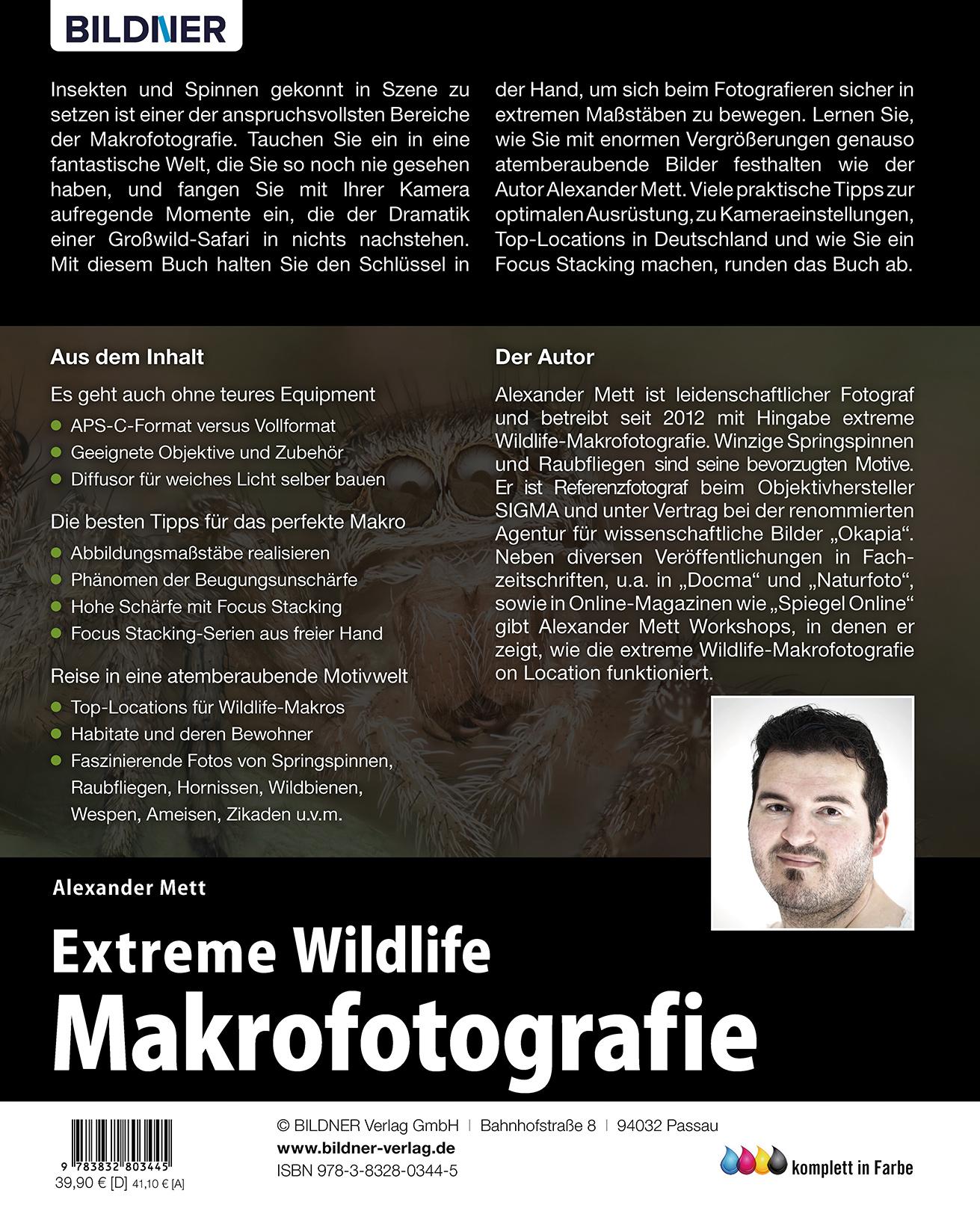 Rückseitencover Extreme Wildlife-Makrofotografie