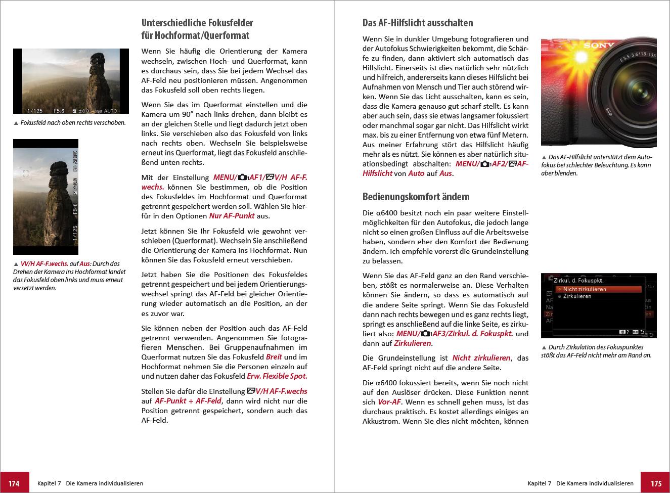 Beispielinhalt (Bild) Sony A6400