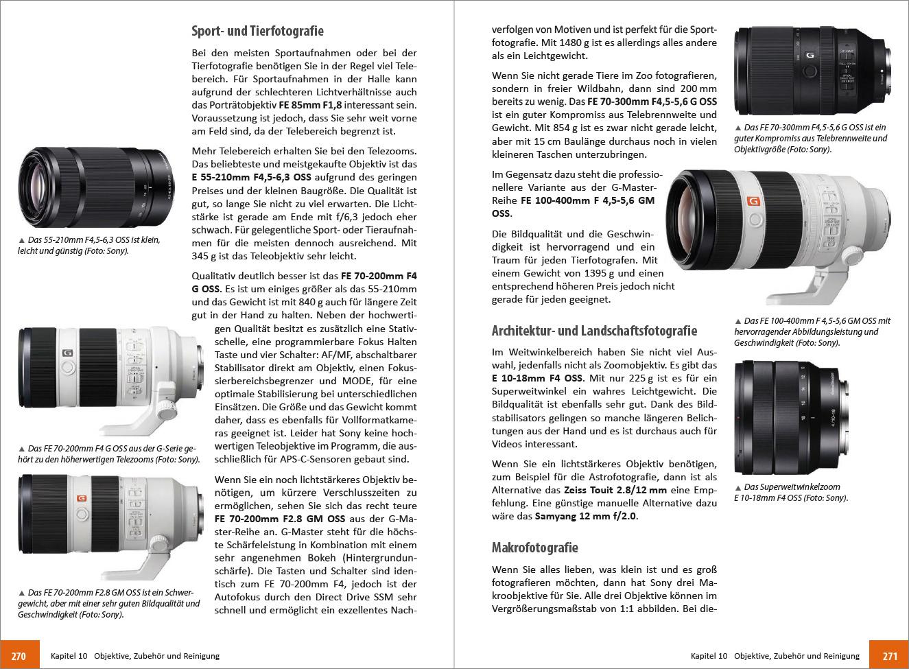 Beispielinhalt (Bild) Sony A6400