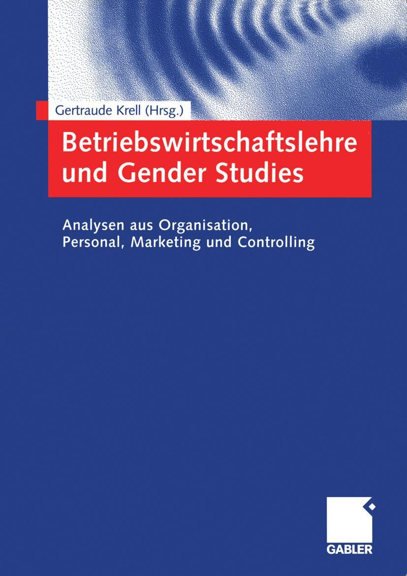 Vorderes Coverbild Betriebswirtschaftslehre und Gender Studies