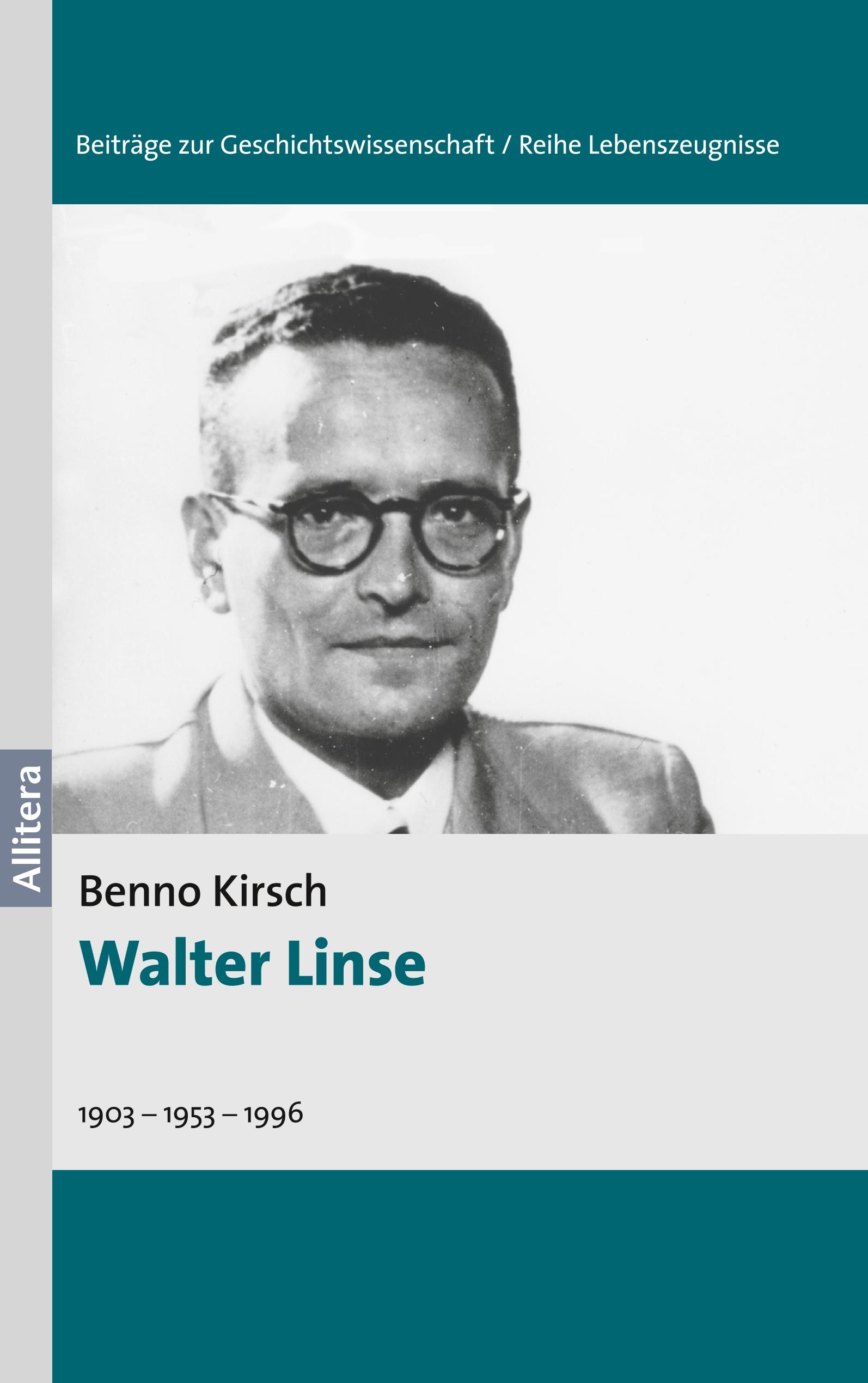 Vorderes Coverbild Walter Linse