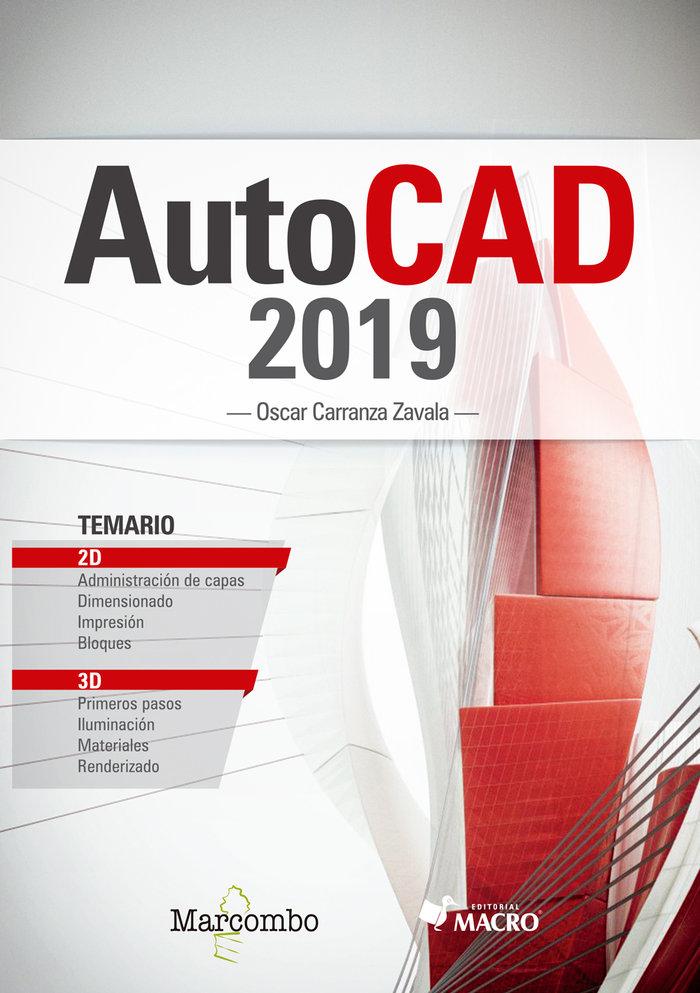Vorderes Coverbild AutoCAD 2019