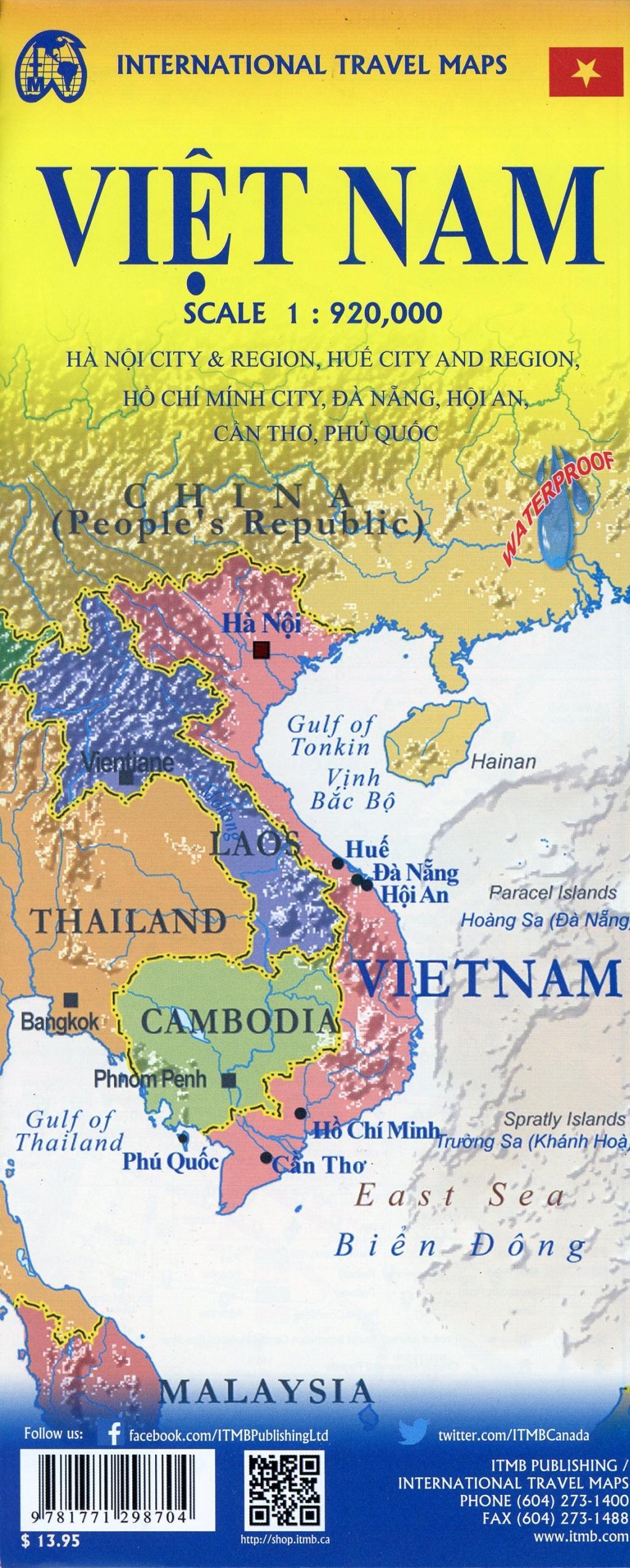 Beispielinhalt (Bild) Vietnam 1 : 900 000