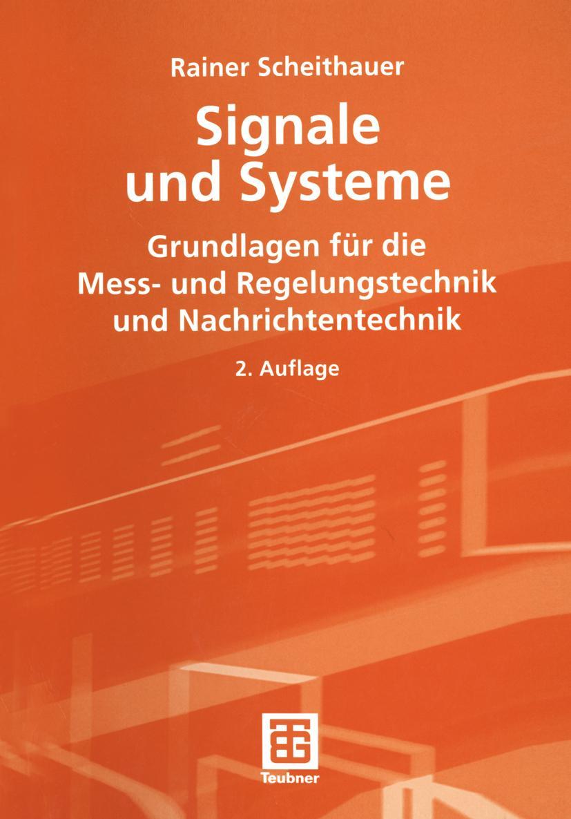 Vorderes Coverbild Signale und Systeme