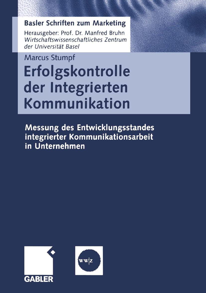 Vorderes Coverbild Erfolgskontrolle der Integrierten Kommunikation