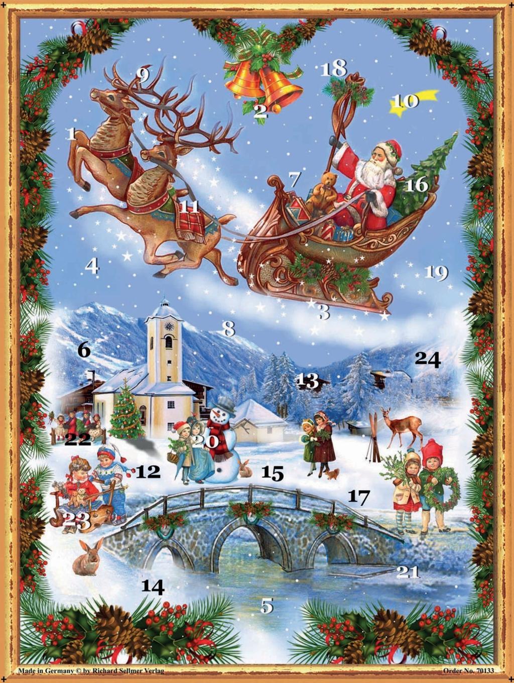 Vorderes Coverbild Adventskalender "Der Nikolaus kommt"