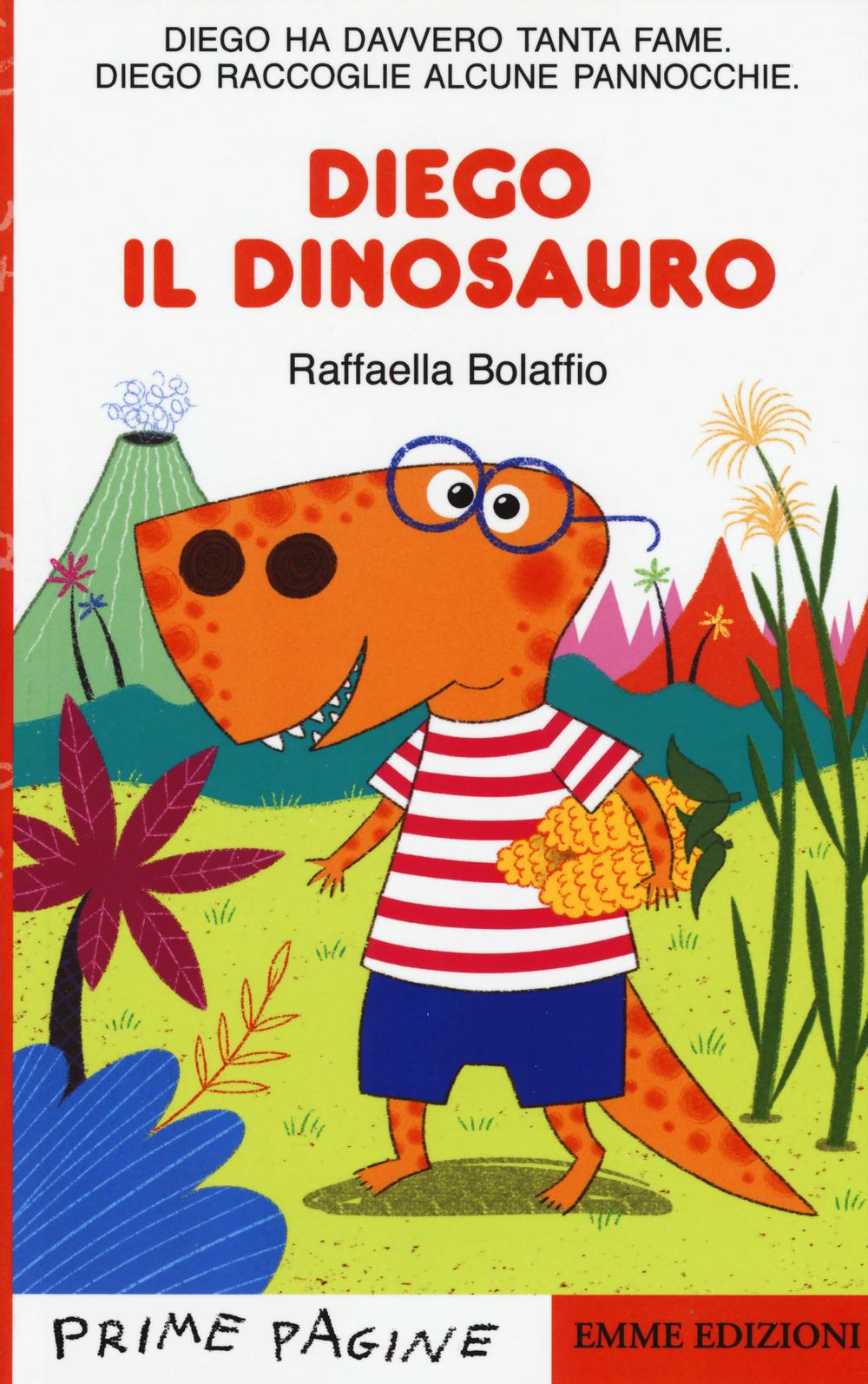 Vorderes Coverbild Diego il dinosauro. Stampatello maiuscolo