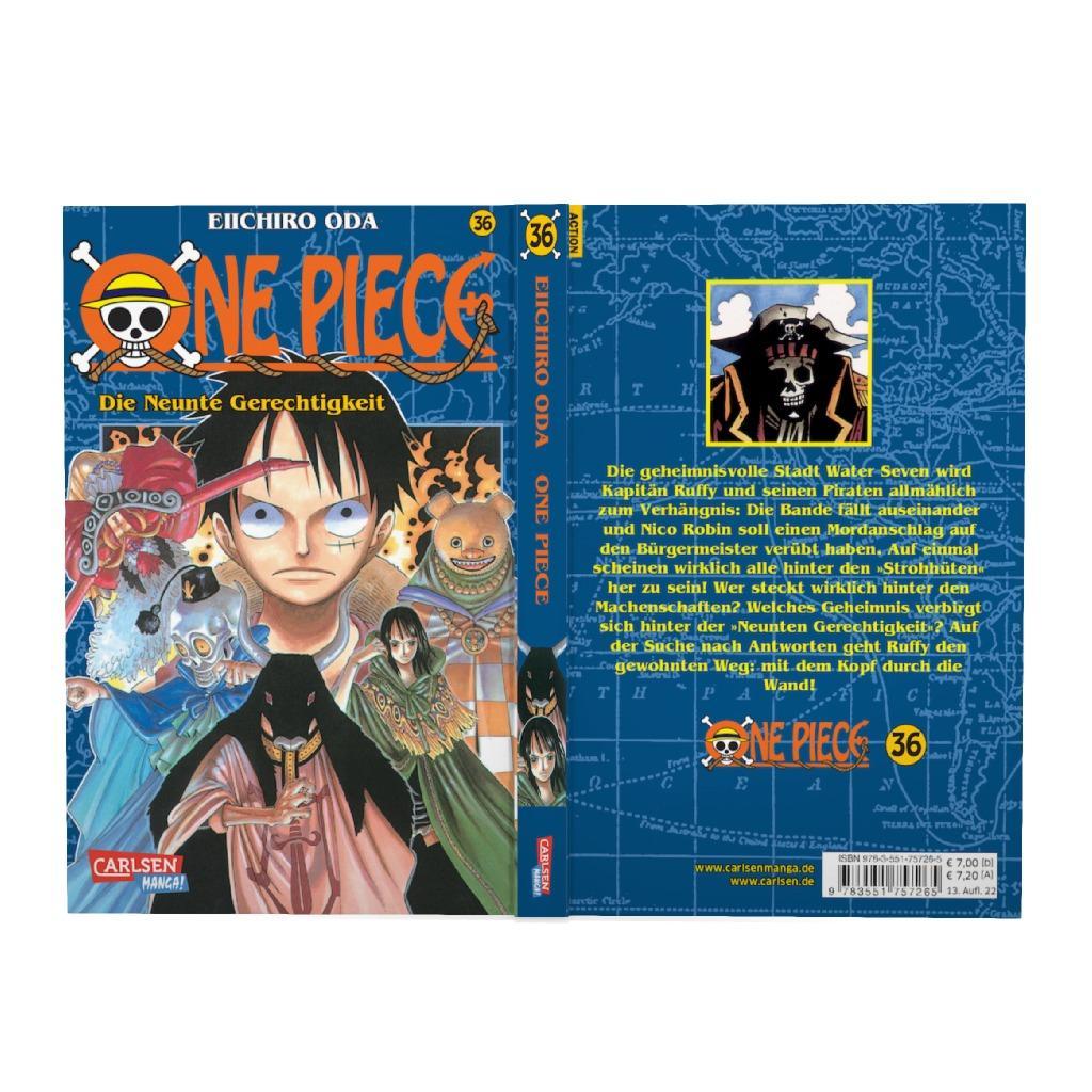 Beispielinhalt (Bild) One Piece 36. Die neunte Gerechtigkeit