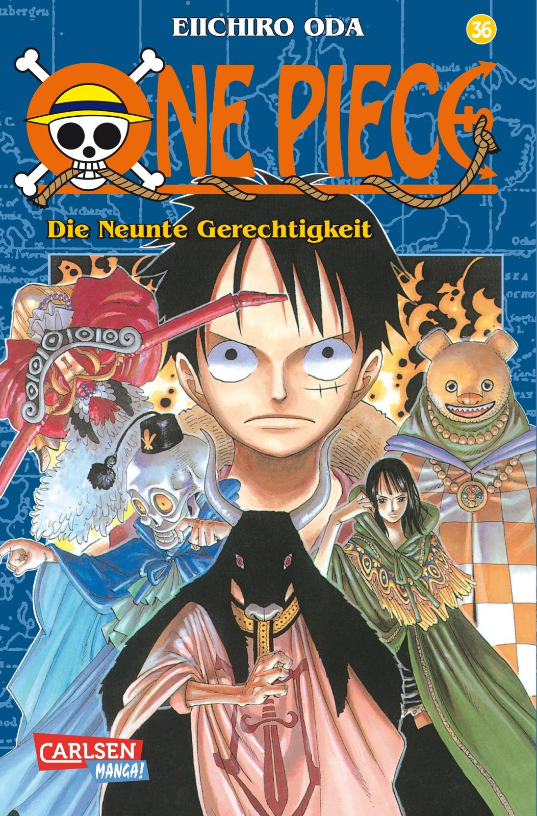 Vorderes Coverbild One Piece 36. Die neunte Gerechtigkeit