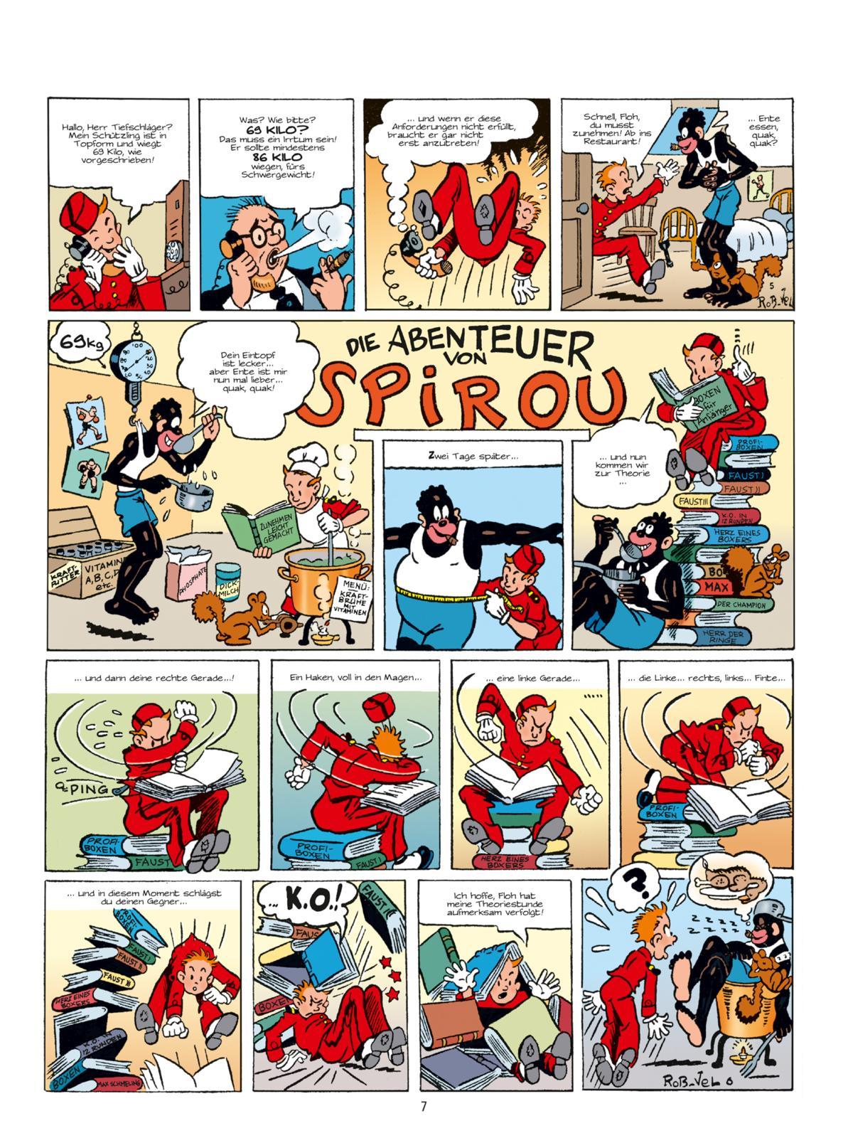 Beispielinhalt (Bild) Spirou und Fantasio Spezial. Fantasio und das Phantom