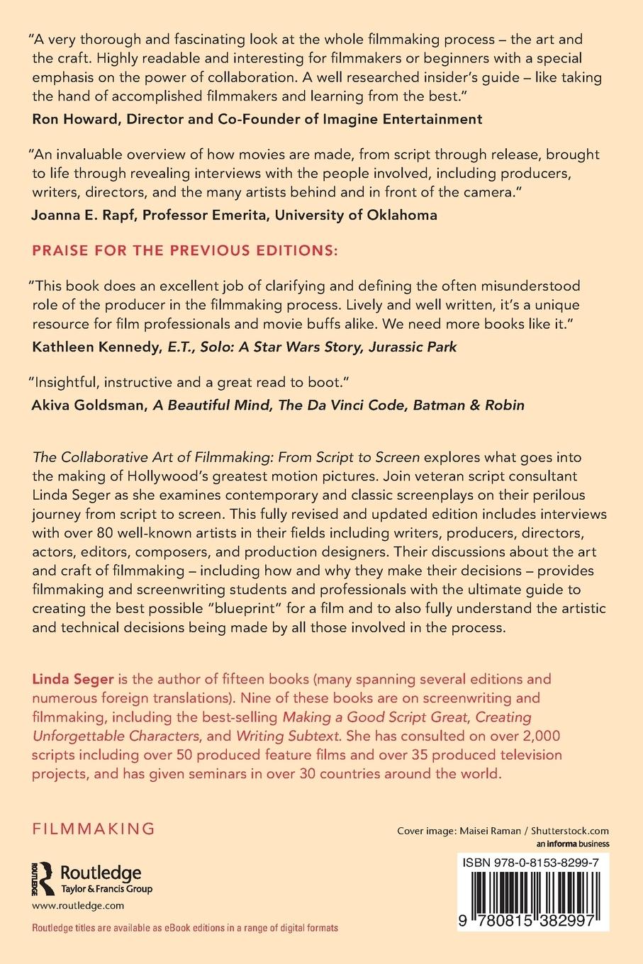 Rückseitencover The Collaborative Art of Filmmaking