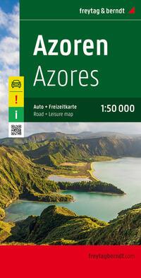 Vorderes Coverbild Azoren Autokarte 1 : 50.000