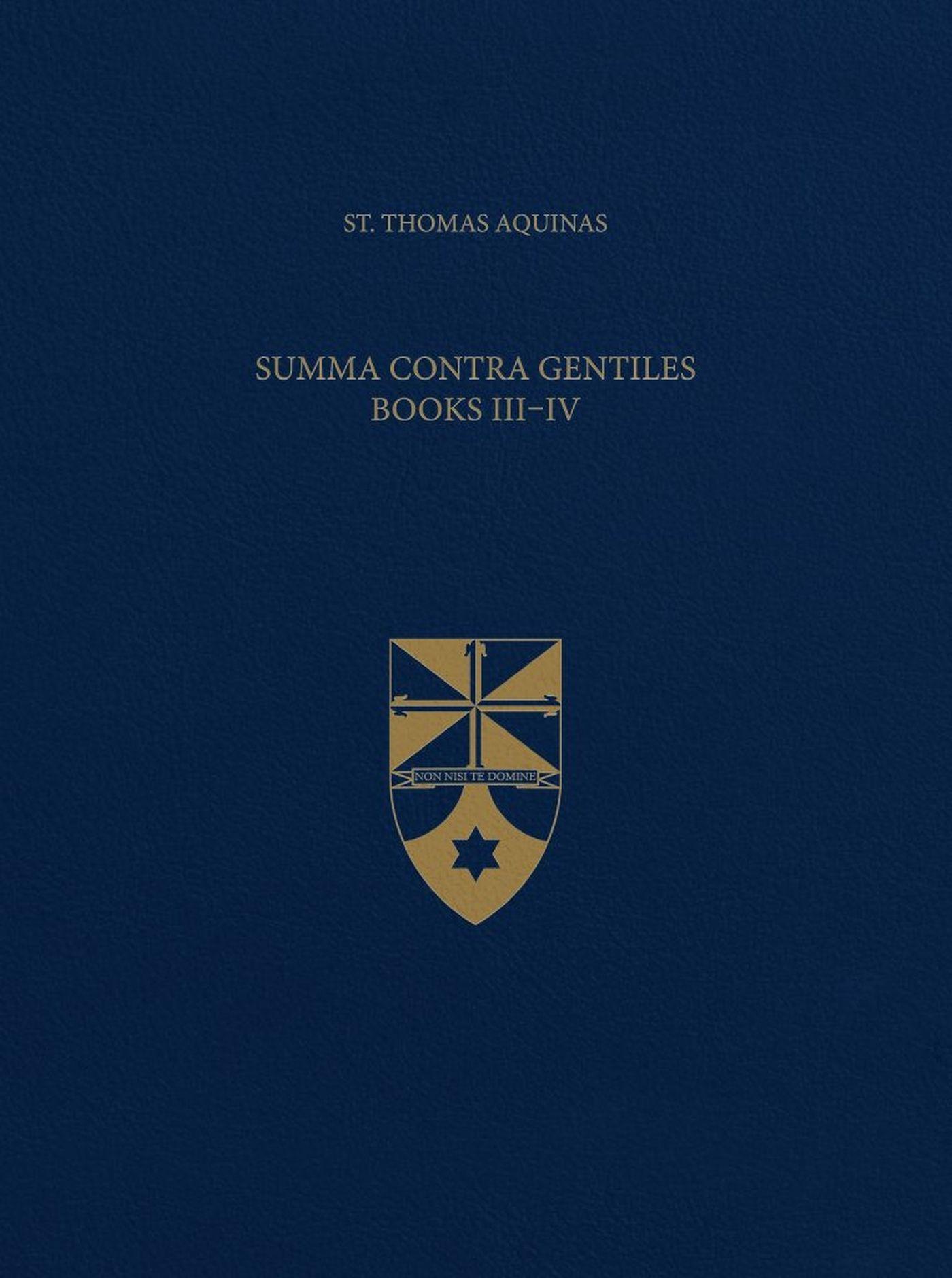 Vorderes Coverbild Summa Contra Gentiles, Books III & IV