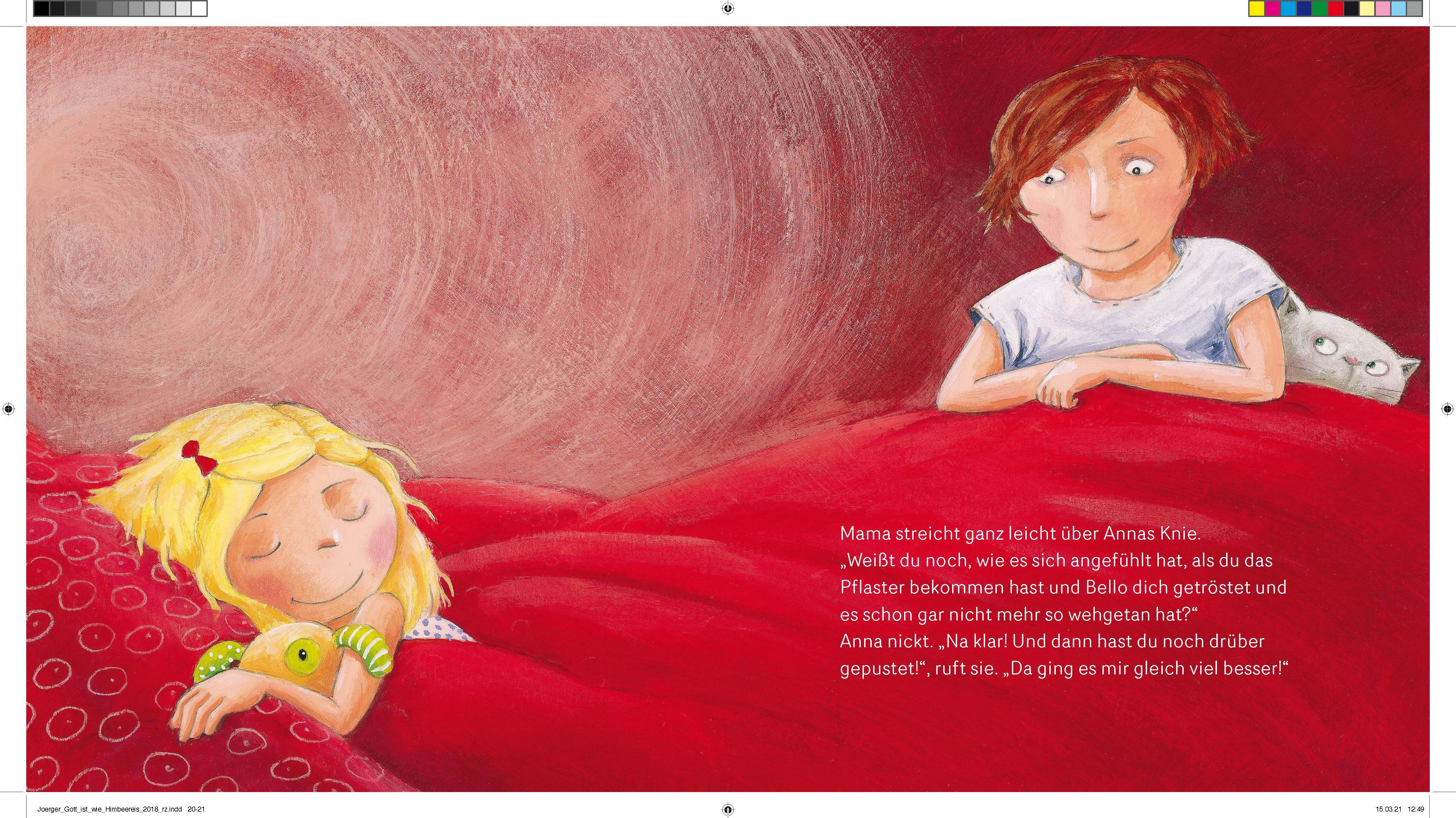 Beispielinhalt (Bild) Gott ist wie Himbeereis