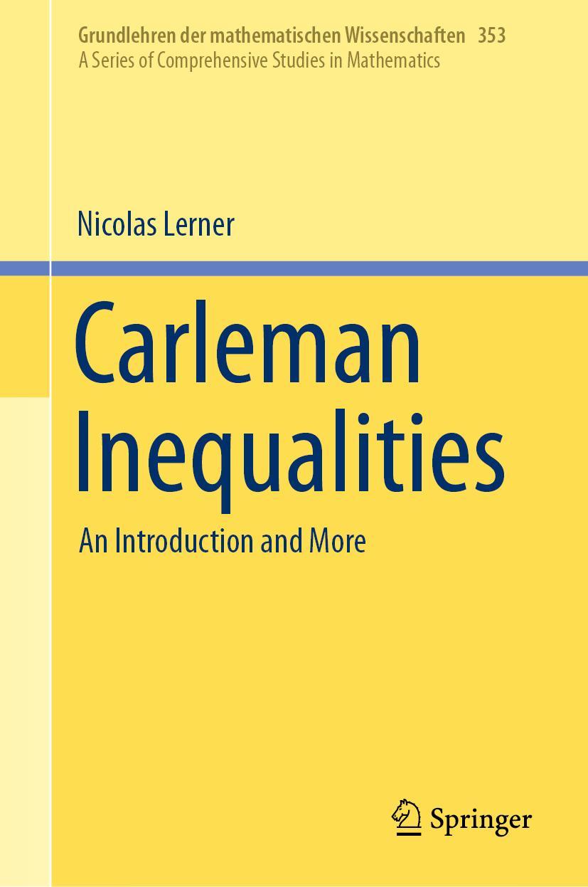 Vorderes Coverbild Carleman Inequalities