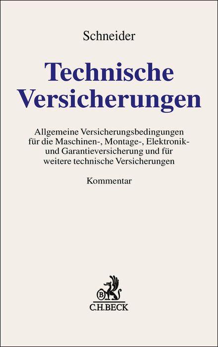 Vorderes Coverbild Technische Versicherungen