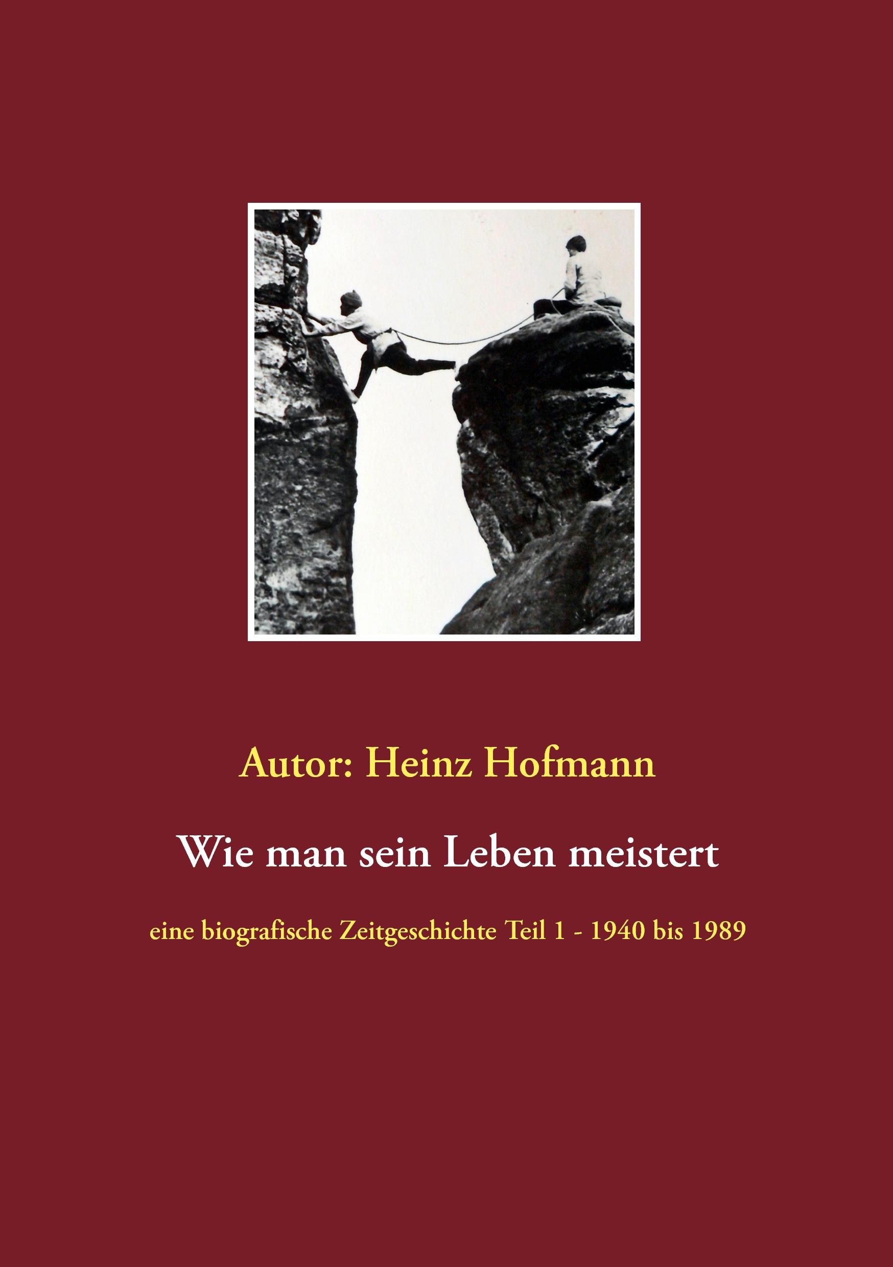 Vorderes Coverbild Lebensweg eines Zeitzeugen