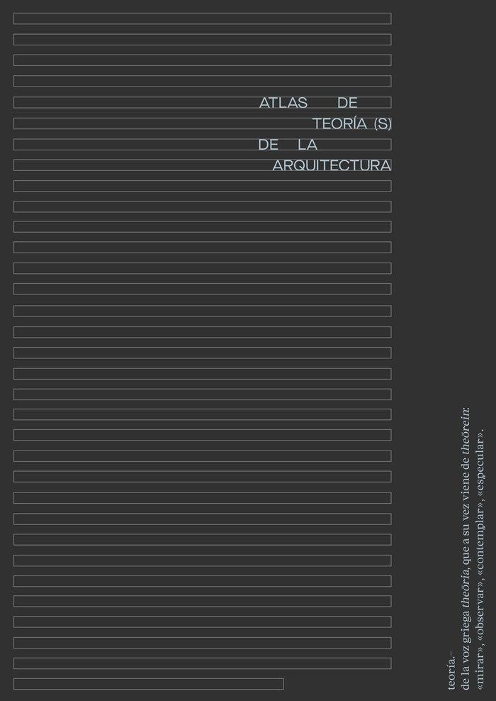 Vorderes Coverbild Atlas de teoría(s) de la arquitectura